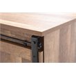 Boraam Weston Sliding Barn Door Wine Cabinet With 2-Drawers in Natural