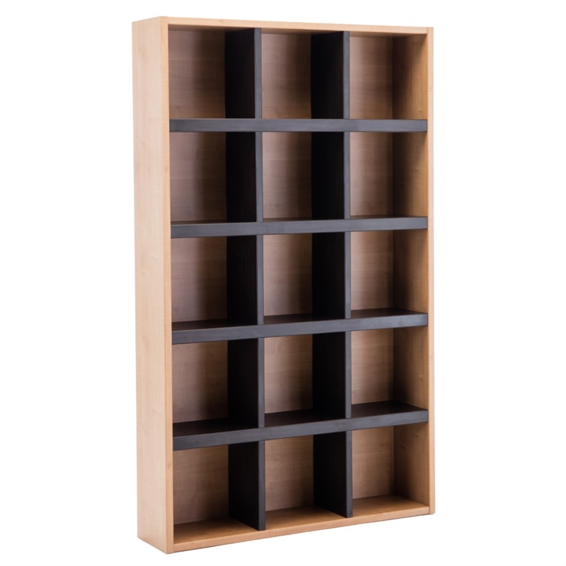 Sauder Edge Water Library Bookcase in Estate Black 409046 Cymax Stores