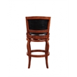 Boraam Wood Harris Bar Height Swivel Bar Stool in Cherry Finish