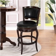 Boraam Harris Bar Height Swivel Bar Stool in Cappuccino