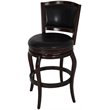Boraam Harris Bar Height Swivel Bar Stool in Cappuccino
