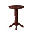 Boraam Wood Florence Pub Table in English Tudor Brown Finish