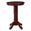 Boraam Wood Florence Pub Table in English Tudor Brown Finish