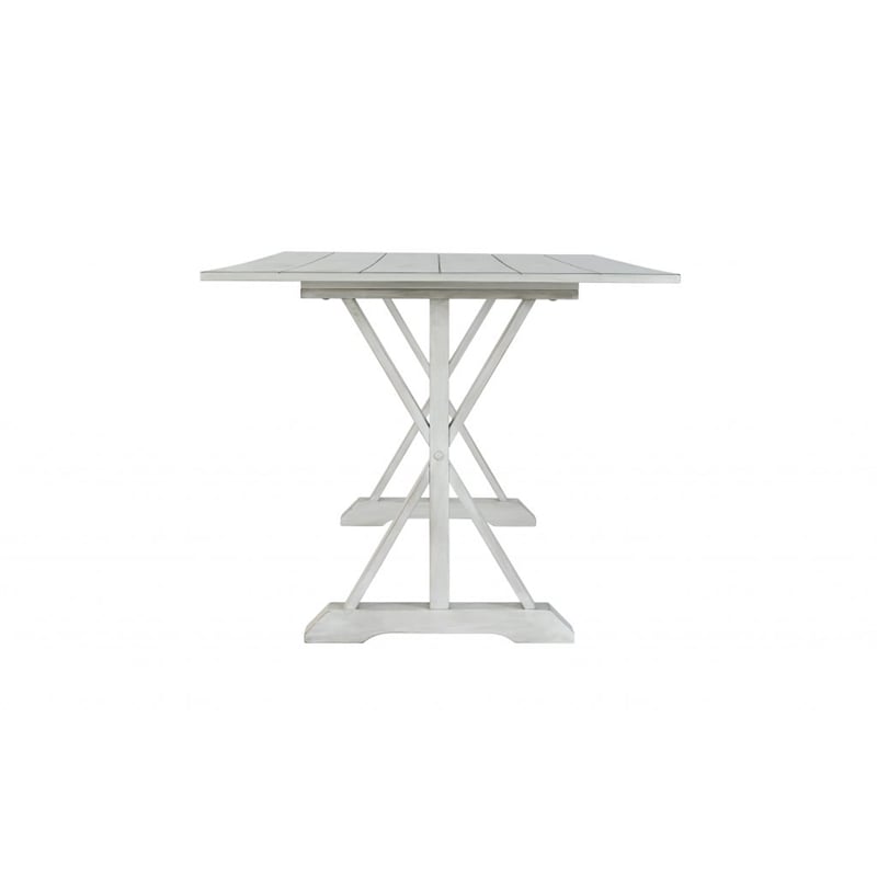 Boraam Jamestown 7pc Dining Set Antique White Finish