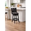 Boraam Augusta Counter Height Swivel Counter Stool in Black