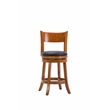 Boraam Palmetto Counter Height Swivel Counter Stool in Fruitwood