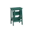 Boraam Wood Niko 24.5 in. Folding Step Stool in Jadepool Green Finish