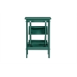 Boraam Wood Niko 24.5 in. Folding Step Stool in Jadepool Green Finish