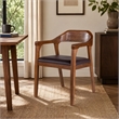Boraam Rasmus Dining Arm Chair Chestnut Wire-Brush