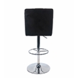 Boraam Metal Sloan Adjustable Swivel Bar Stools Black Finish Set of 2