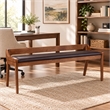 Boraam Rasmus Dining Bench Chestnut Wire-Brush