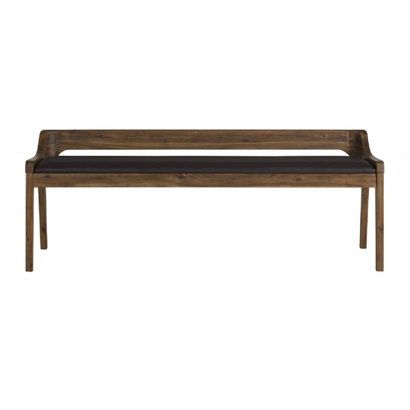 Boraam Rasmus Dining Bench Chestnut Wire Brush