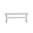 Boraam Jamestown Backless Dining Bench Antique White Finish