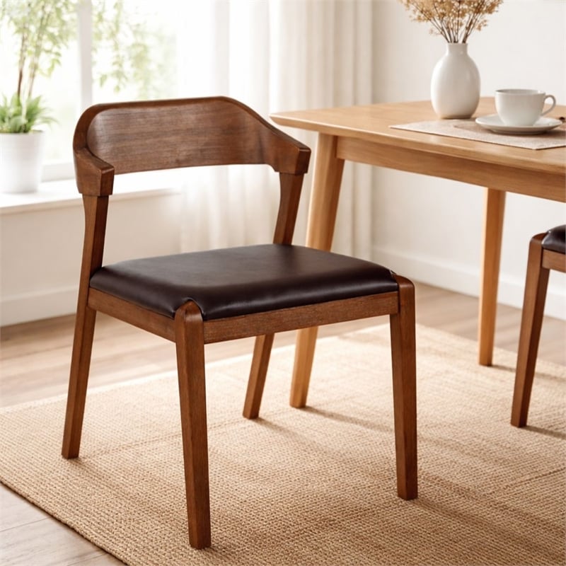 Boraam Rasmus Dining Chair Chestnut Wire-Brush