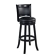 Boraam Hardwood Augusta Extra Tall Swivel Barstool - Black Finish
