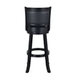 Boraam Hardwood Augusta Extra Tall Swivel Barstool - Black Finish