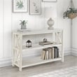 Boraam Wood Jamestown Entryway Table Antique White Finish