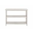Boraam Wood Jamestown Entryway Table Antique White Finish