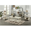 Boraam Wood Jamestown End Table Antique White finish