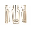 Boraam Genevieve Wood Nesting Tables - Set of 2 Gold & Natural