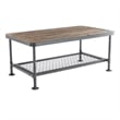 Boraam Wood Newport Coffee Table Natural and Gray Finish