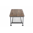 Boraam Wood Newport Coffee Table Natural and Gray Finish