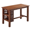 Boraam Brittany Rectangular Dining Table - Chestnut Wire-Brush Finish