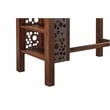 Boraam Brittany Rectangular Bar Height Table - Chestnut Wire-Brush