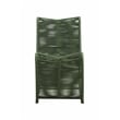 Boraam Metal Lorenzo Rope Outdoor Patio Chairs in Olive Green (Set of 2)