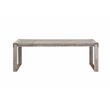 Boraam Montana Rectangular Extension Dining Table - Light Barnwood Wire-Brush