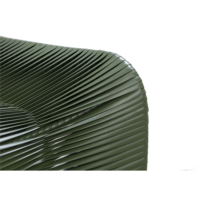 Boraam Loreins Outdoor Patio Chairs in Olive Green (Set of 2)