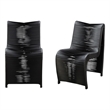 Boraam Iron Loreins Outdoor Patio Chairs in Black (Set of 2)