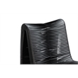 Boraam Iron Loreins Outdoor Patio Chairs in Black (Set of 2)