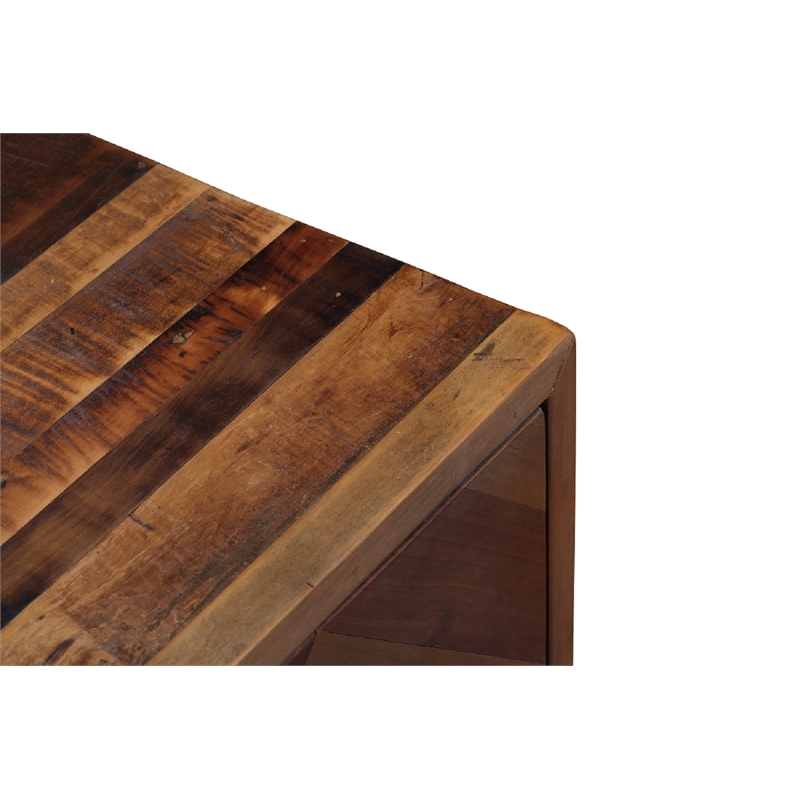 Boraam Benton Oak Wood 6 Drawer Dresser - Natural Oak Finish