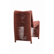 Boraam Iron Loreins Outdoor Patio Chairs in Terracotta Red (Set of 2)