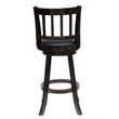 Boraam Bloomington Bar Height Swivel Bar Stool - Cappuccino - Set of 2