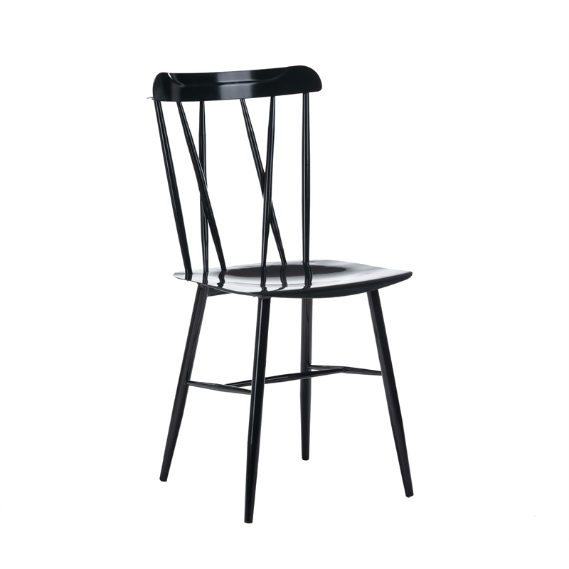 Boraam Savannah Black Metal Dining Chair - Set of 2