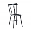 Boraam Savannah Black Metal Dining Chair - Set of 2