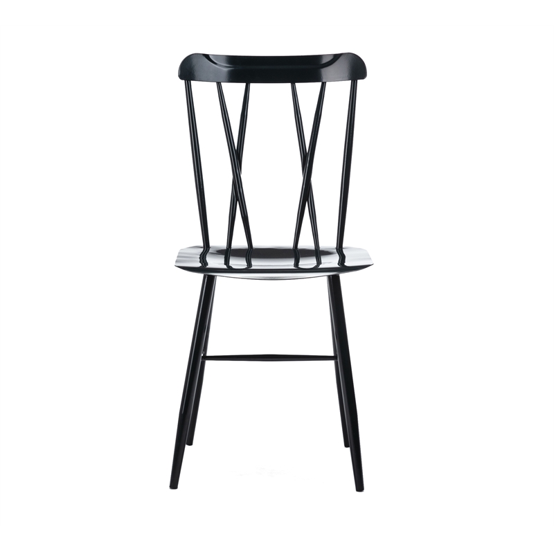 Boraam Savannah Black Metal Dining Chair - Set of 2
