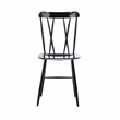 Boraam Savannah Black Metal Dining Chair - Set of 2