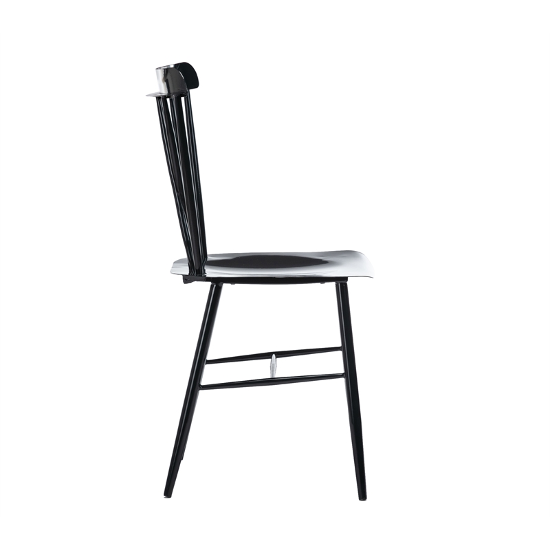 Boraam Savannah Black Metal Dining Chair - Set of 2