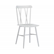 Boraam Metal Savannah White Dining Chair - Set of 2