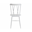 Boraam Metal Savannah White Dining Chair - Set of 2