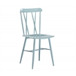 Boraam Metal Savannah Dining Chair Light Blue- Set of 2