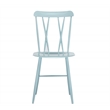 Boraam Metal Savannah Dining Chair Light Blue- Set of 2