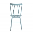 Boraam Metal Savannah Dining Chair Light Blue- Set of 2