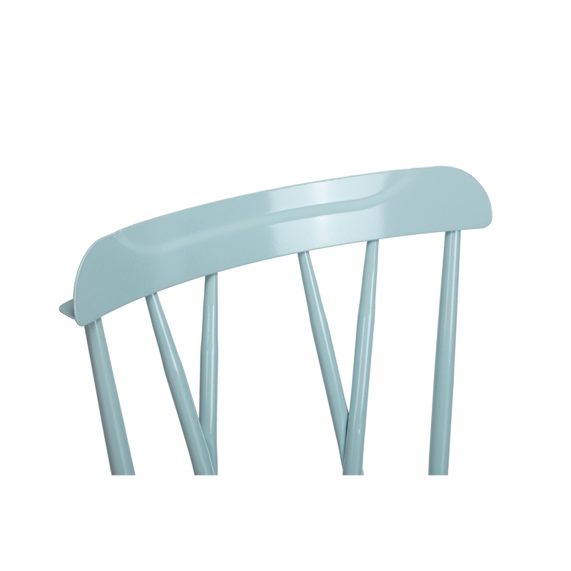 Boraam Metal Savannah Dining Chair Light Blue- Set of 2