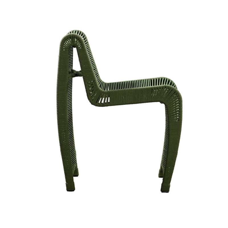 Boraam Lorenzo Rope and Metal Counter Stool in Olive Green Set of 2