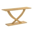 Boraam Wood Rasmus Console Table - Honeycomb Natural Finish