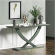 Boraam Wood Rasmus Console Table - Spanish Moss Green finish